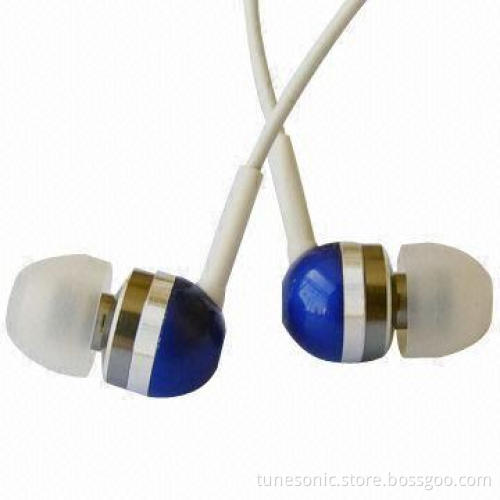 Metallic Headset with Frequency Ranging from 20Hz to 23kHz and 10mW Maximum Pwer